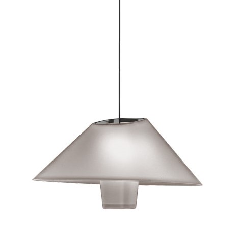 REVER suspension lamp in grey fume colour