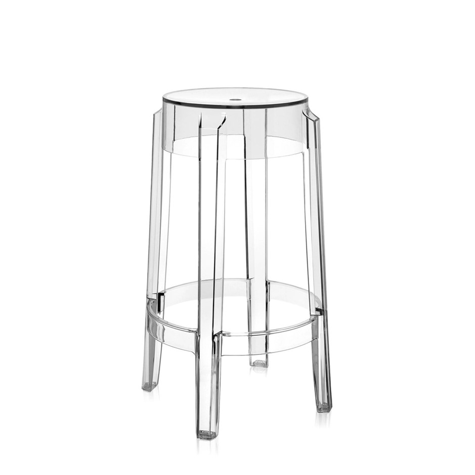 CHARLES GHOST stool - set of 2 pieces