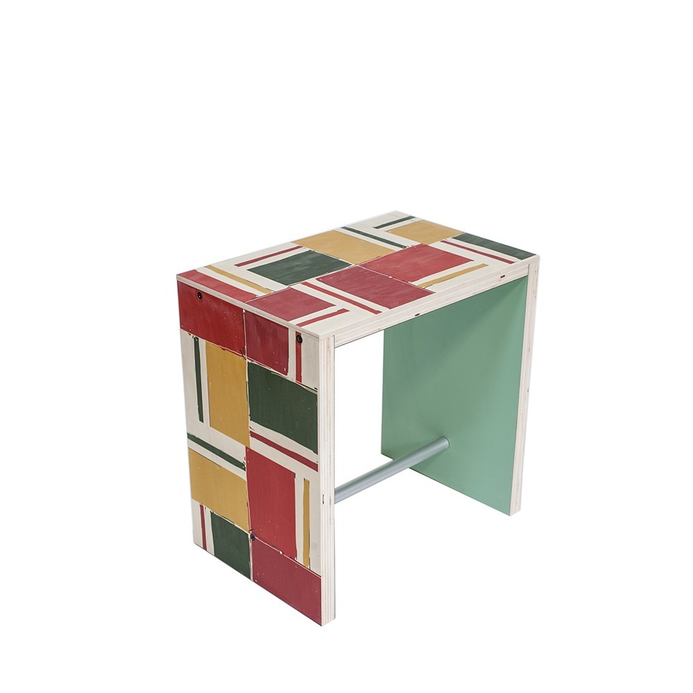 NORDICO VERACE - BIPENNELLATE stool / side table