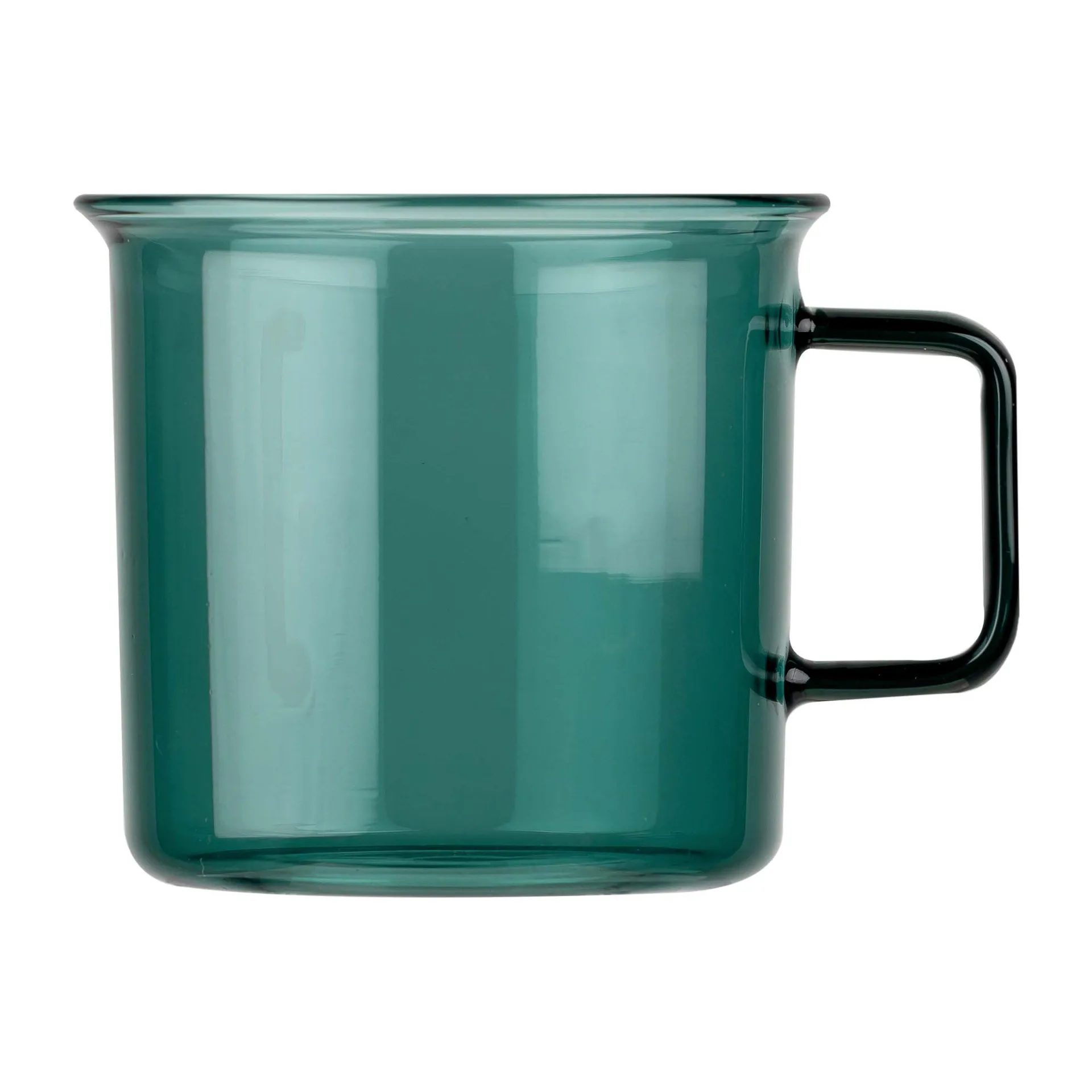 GLASS mug GREEN