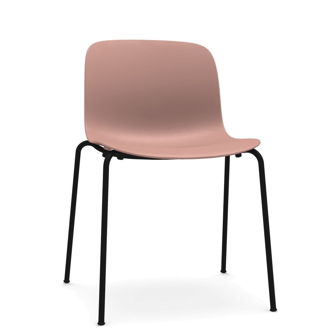 μαύρη δομή - ροζ κάθισμα