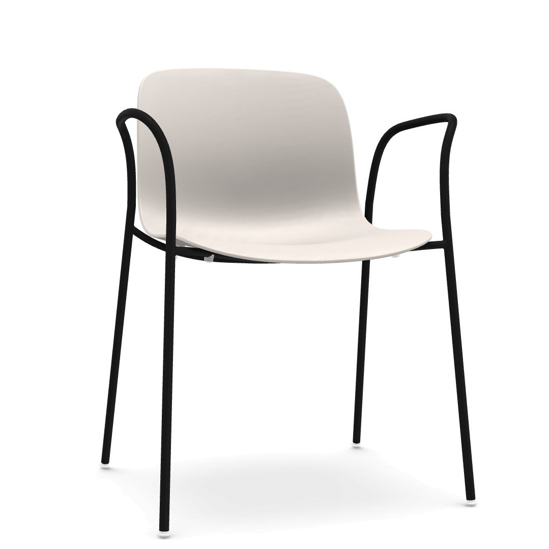 TROY 4 LEGS (TOTAL COLOURED) καρέκλα με βραχίονες - συσκευασία 4 τεμαχίων Image 1