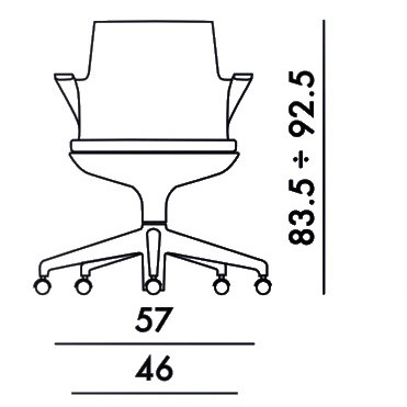 SPOON τροχήλατη καρέκλα γραφείου Image 17