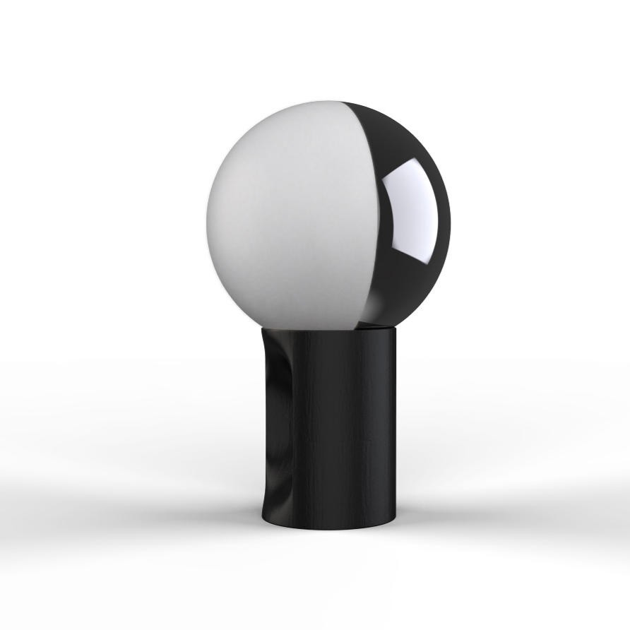 δρυς βαμμένη σε ανθρακί χρώμα