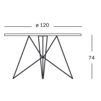 XZ3 στρογγυλό τραπέζι Image 17