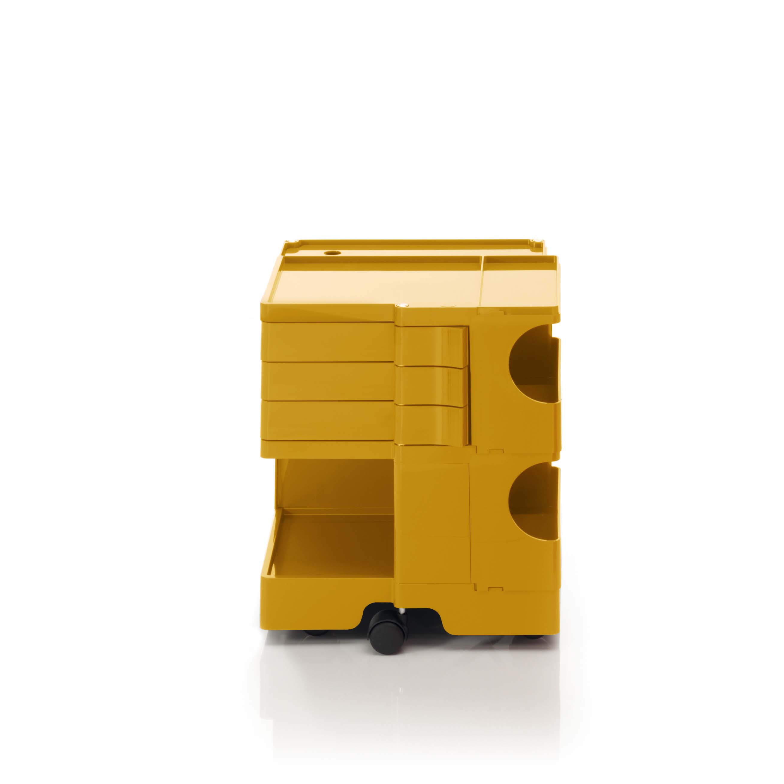 Boby B23 τροχήλατο έπιπλο με 3 ρηχά (6cm) συρτάρια σε κίτρινο μελί χρώμα (διαθέσιμο)