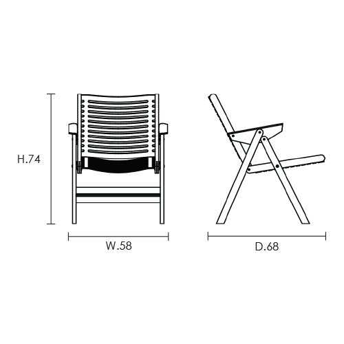 REX LOUNGE καρέκλα Image 1++