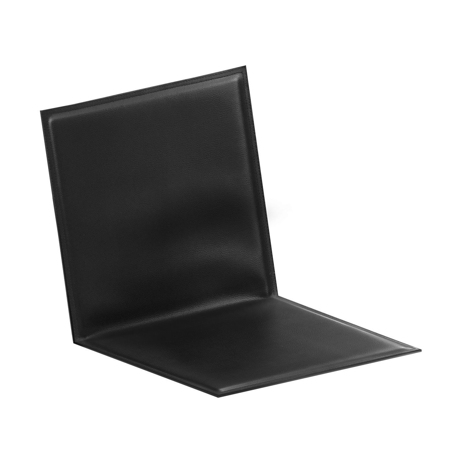 μαξιλάρι από μαύρο δέρμα - συσκευασία 2 τεμαχίων