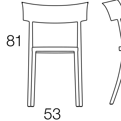 CATWALK καρέκλα - συσκευασία 2 τεμαχίων Image 1++