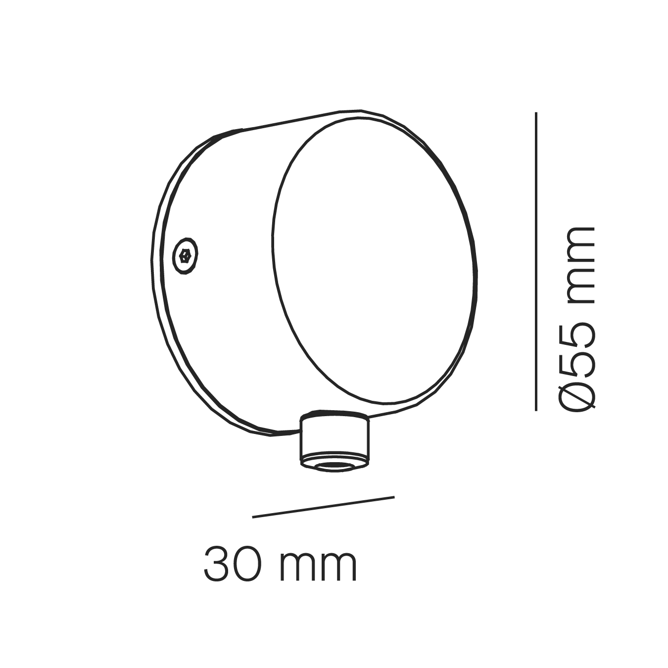 one connection wall base black matt