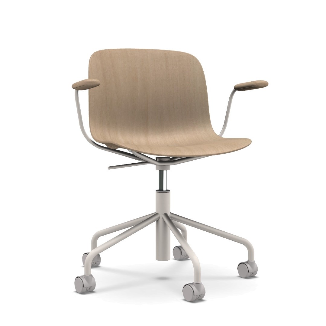 λευκή δομή - κάθισμα σε φυσική οξιά