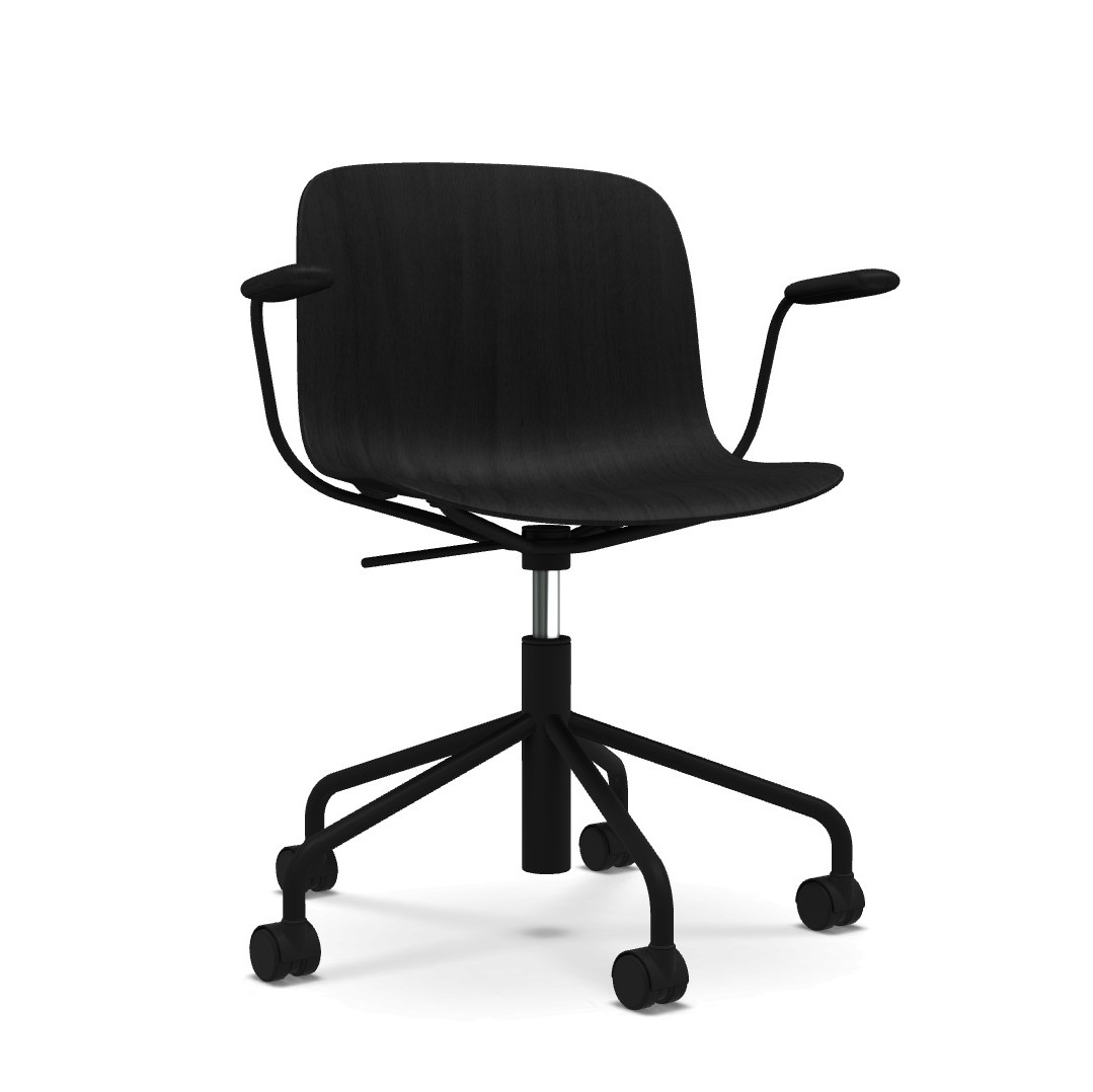 μαύρη δομή - κάθισμα βαμμένο μαύρο