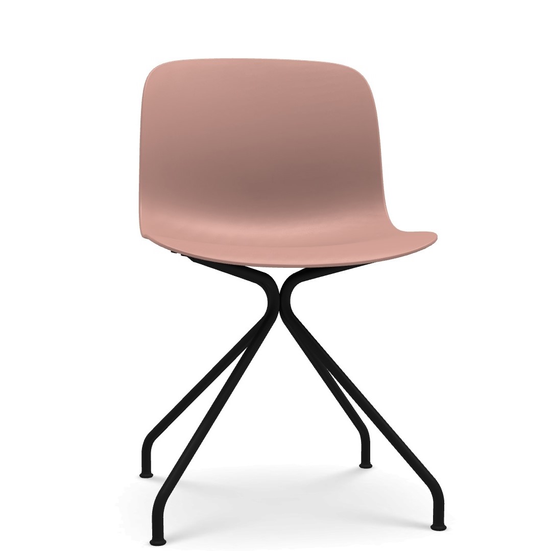 μαύρη δομή - ροζ κάθισμα