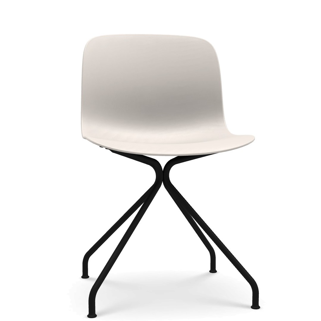 μαύρη δομή - λευκό κάθισμα