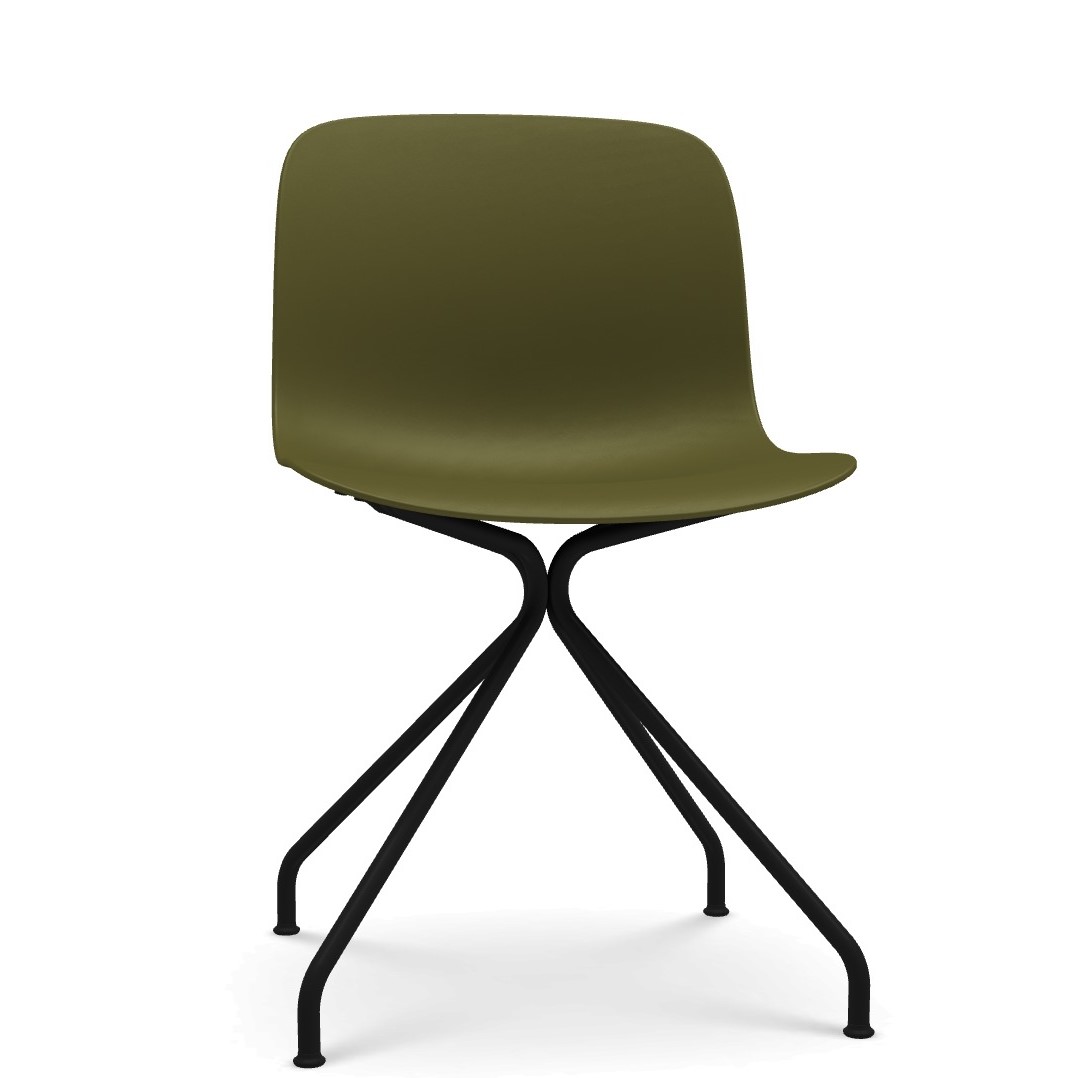 μαύρη δομή - πράσινο κάθισμα