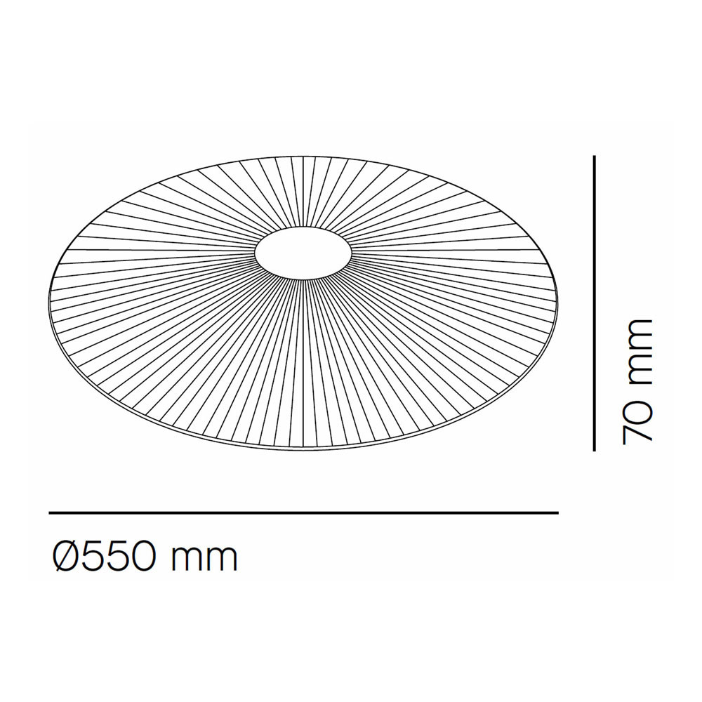 μεγάλο Φ 55cm x 7cm