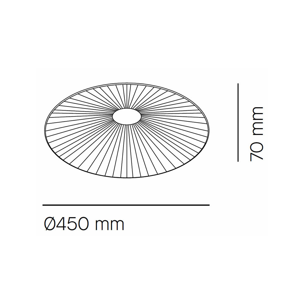 μεσαίο Φ 45cm x 7cm