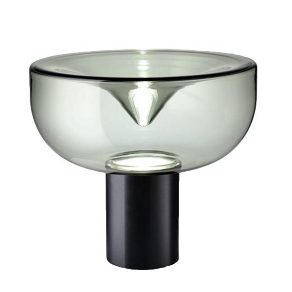 γκρι φουμέ γυαλί - δομή σε μαύρο ματ