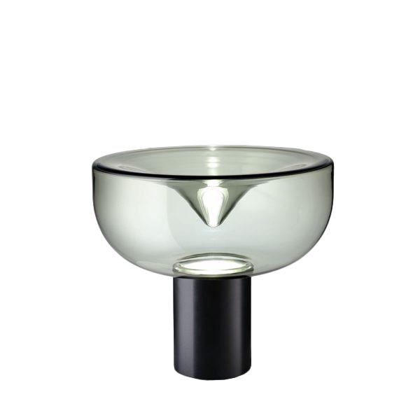 γκρι φουμέ γυαλί - δομή σε μαύρο ματ