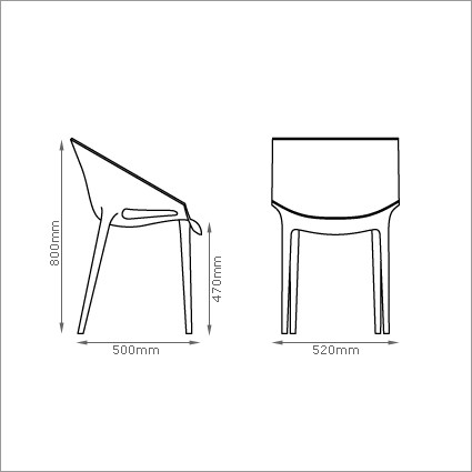 DR. YES καρέκλα - συσκευασία 2 τεμαχίων Image 1++