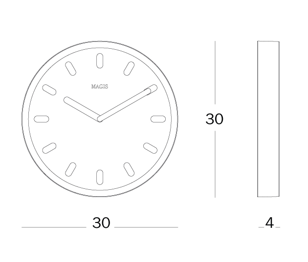 TEMPO ρολόι τοίχου Image 1++